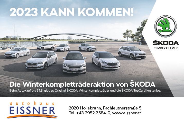 Winterkomplettrad Skoda 2023